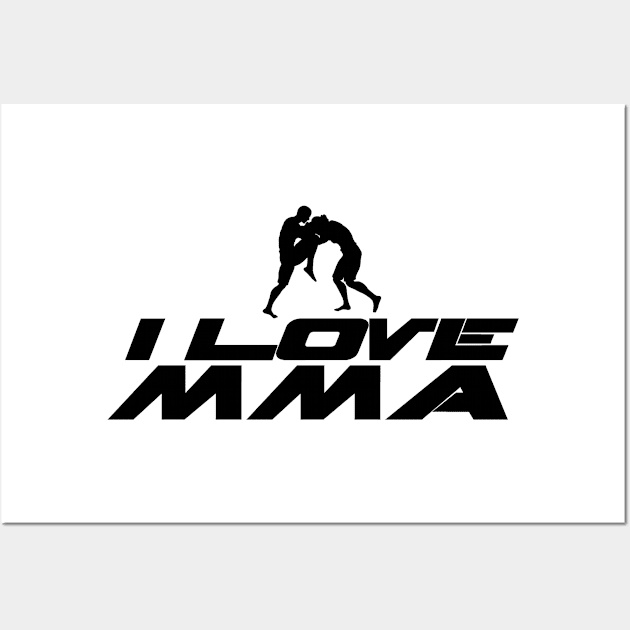 Fight Coach Fighting Mixed Martial Arts Fighter MMA Wall Art by dr3shirts